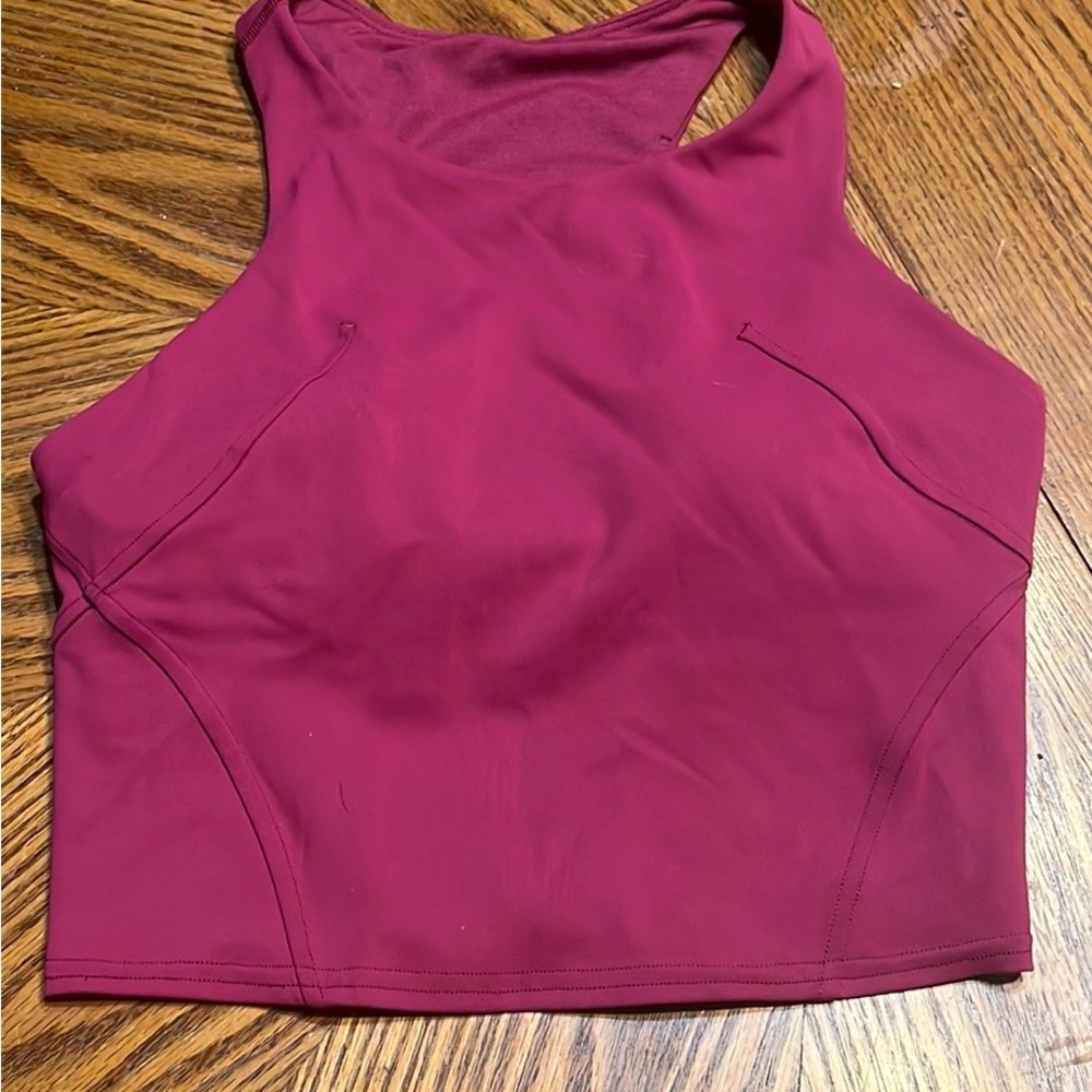 Lululemon racer back cropped tank